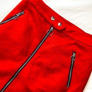 ✨Host Pick✨Red Mini Skirt from Forever 21